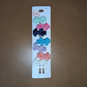 🐲3 FOR $9🦄 NEW Wonder Nation 7 Bow Clippies Girls Hair Alligator Clip Barrette